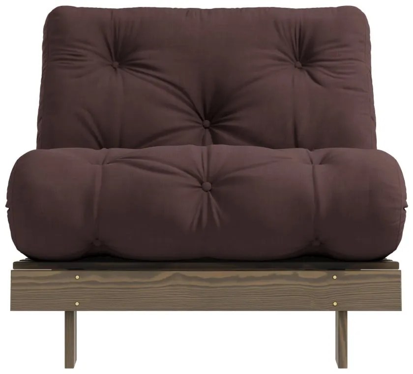 Tmavohnedé kreslo Roots – Karup Design