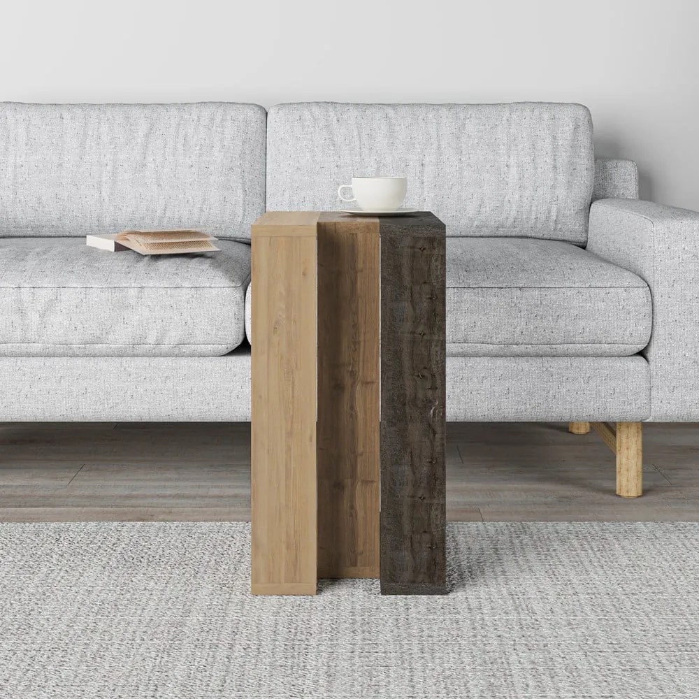 Odkladací stolík v dekore duba 40x30 cm Macha – Marckeric