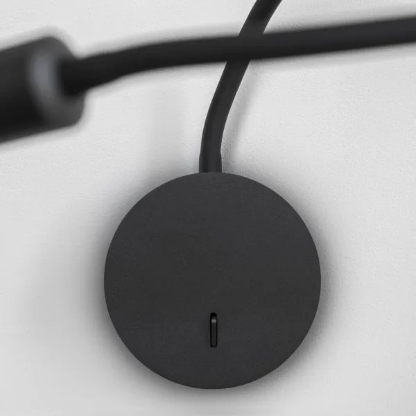 Ideal Lux - LED Flexibilná lampička FOCUS LED/3,5W/230V čierna