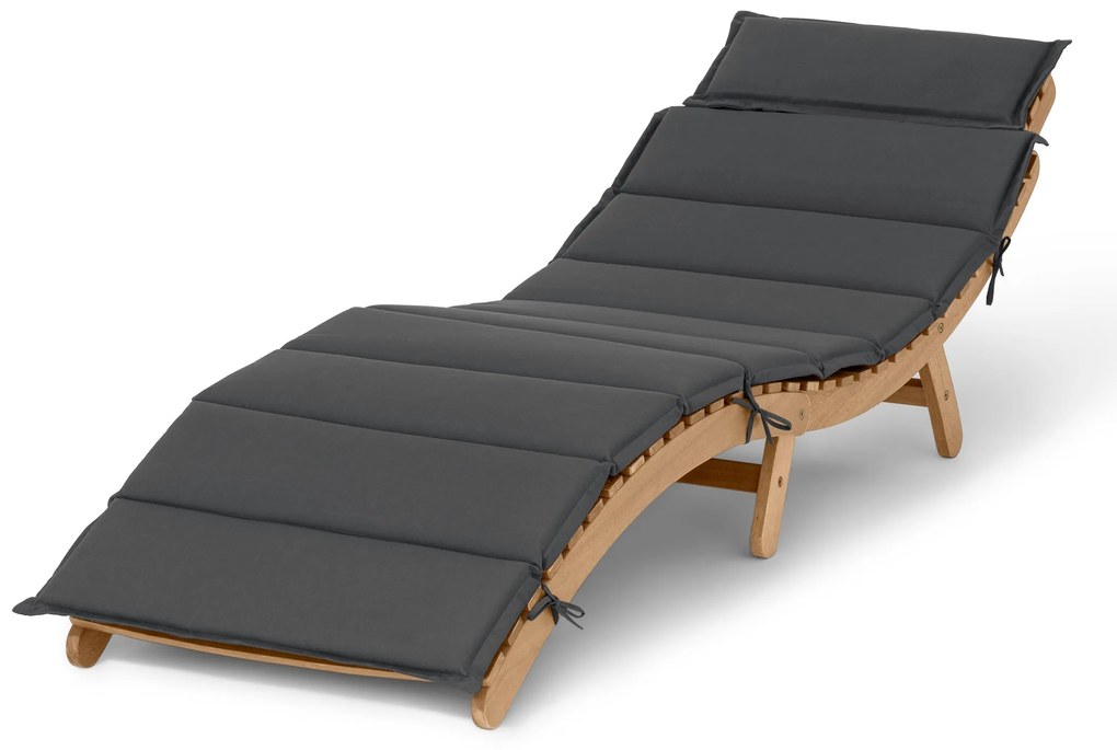 Skladacie záhradné ležadlo v tvare vlny