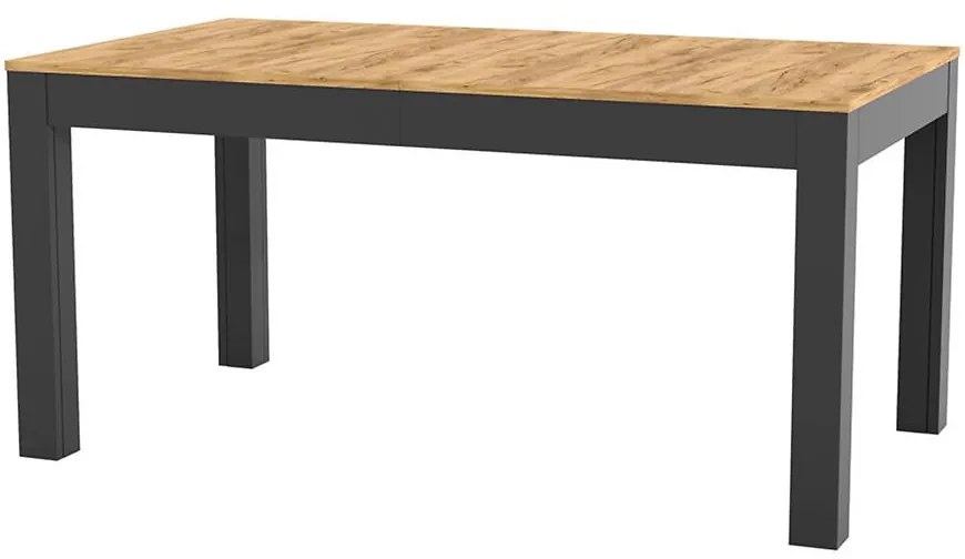 Skladací stôl Wenus 160/300x90cm dub craft/čierna