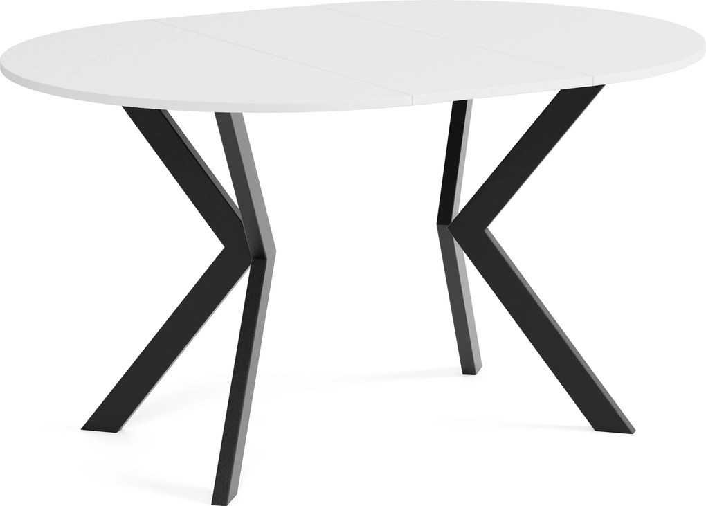 Okrúhly rozkladací jedálensky stôl DEVO Veľkosť: 90 - 128 cm