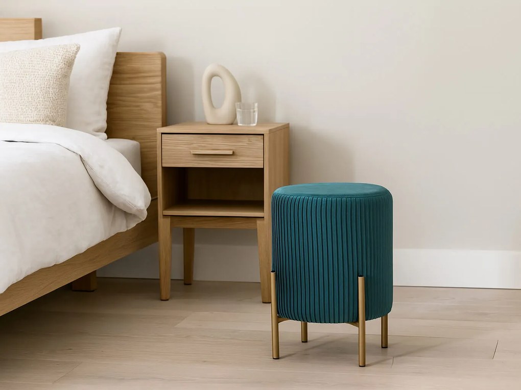 CH Taburetka na nožičkách Star II - smaragdová