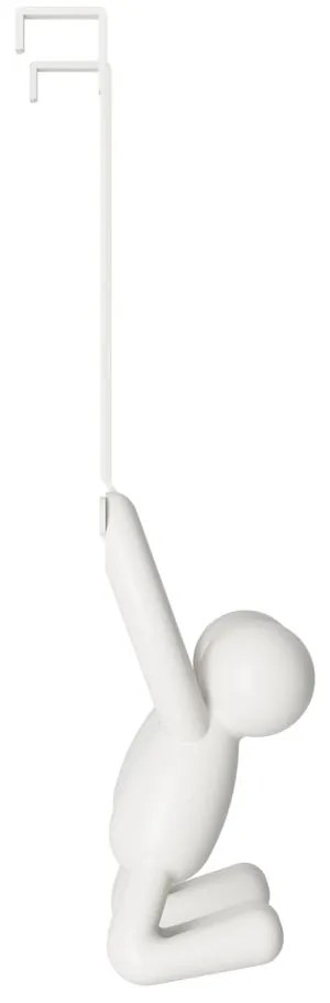 Biely plastový vešiak na dvere 22 cm Buddy - Umbra