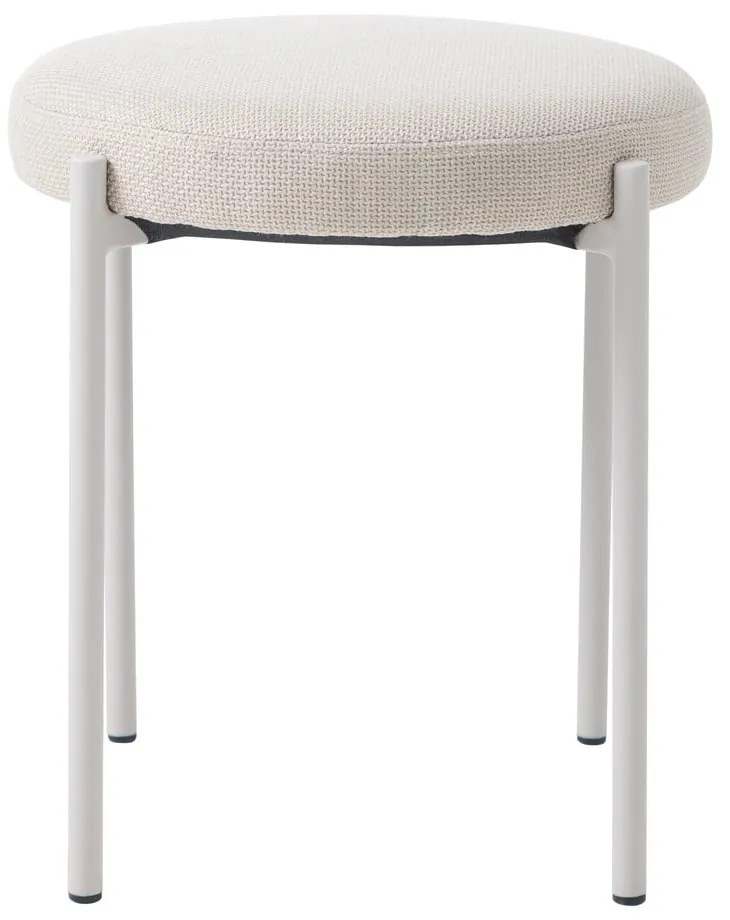 Krémová kovová stolička Pelican – Unique Furniture