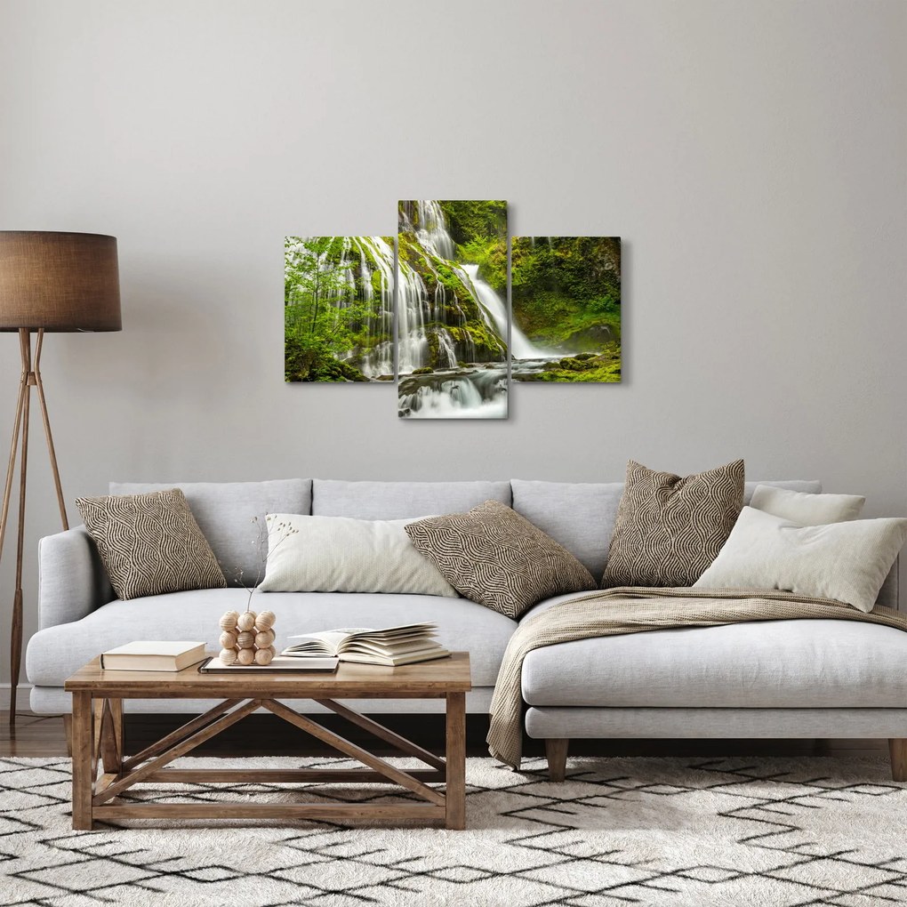 Obraz - Vodopád, Wind River Valley (90x60 cm)