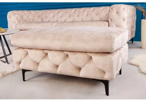 Taburetka 42642 Modern Barock Zamat Champagner  - Komfort-nábytok