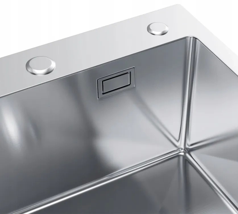 Erga HD, 1-komorový oceľový drez 780x490x210 mm, pravý, oceľová, ERG-MLS-HD7849R