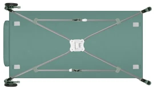 Lionelo - Cestovná postieľka STEFI PLUS Olivovo zelená