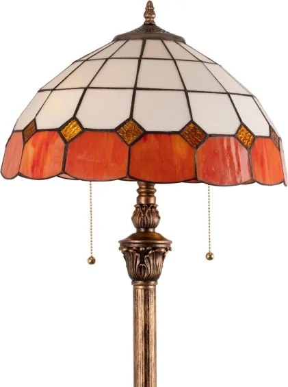 BRILAGI - Tiffany vitrážová stojacia lampa SIENNA 2xE27/60W/230V