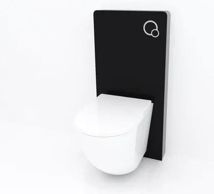 Závesný WC set SAT do ľahkých stien / predstenová SIKOSG67REXBL