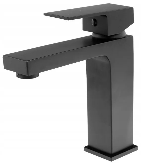 Gamma Cube, umývadlová batéria h-150, čierna matná, GMA-BCEU-BK