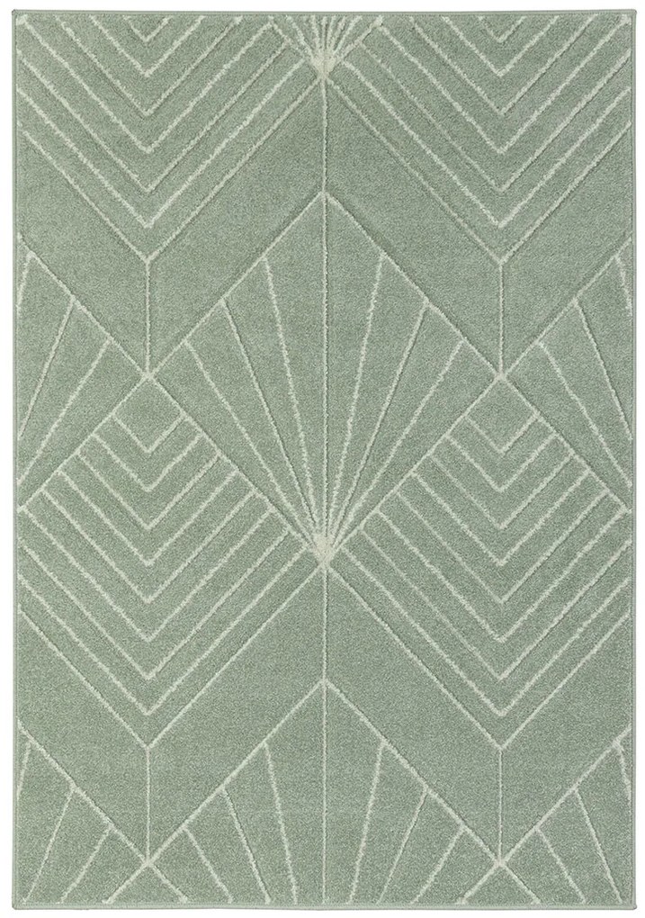 Koberce Breno Kusový koberec PORTLAND 58/RT4G, zelená, viacfarebná,160 x 235 cm