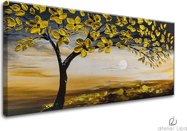 Autorská reprodukcia na plátne STROM XOBBI182E1