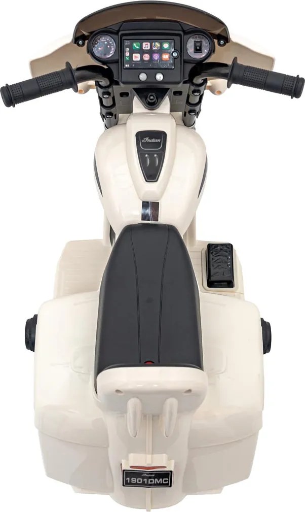 Ramiz Chopper INDIAN Biela motorka pre dieťa