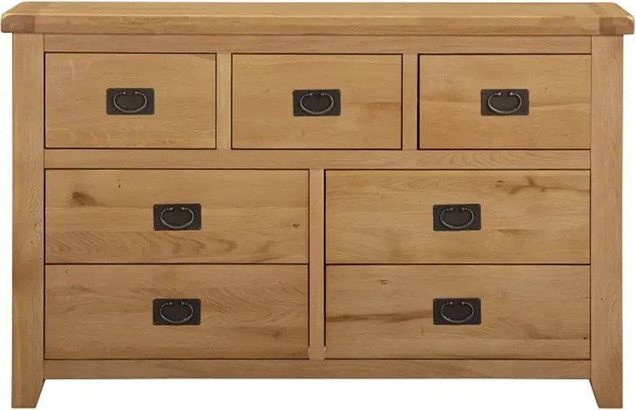 Komoda - bielizník so 7 zásuvkami, 130x42x83 cm