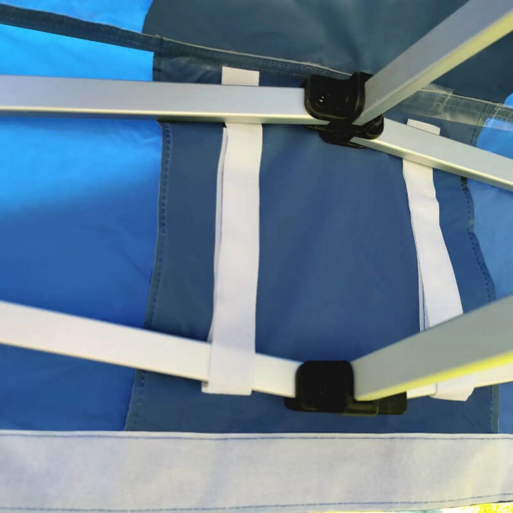 BRIMO Profi Záhradný Stan 2x3m ALU EXCLUSIVE (3 steny) - s 3 stenami - Béžová 3