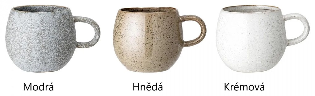 Bloomingville Keramický hrnček Addison 500 ml Hnedá