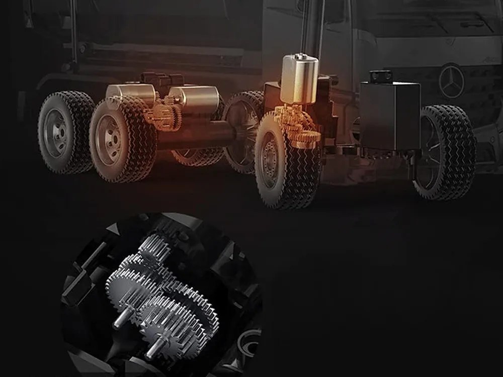 Sklápač s návesom RC Mercedes Arocs METAL1:20 EE RC0667