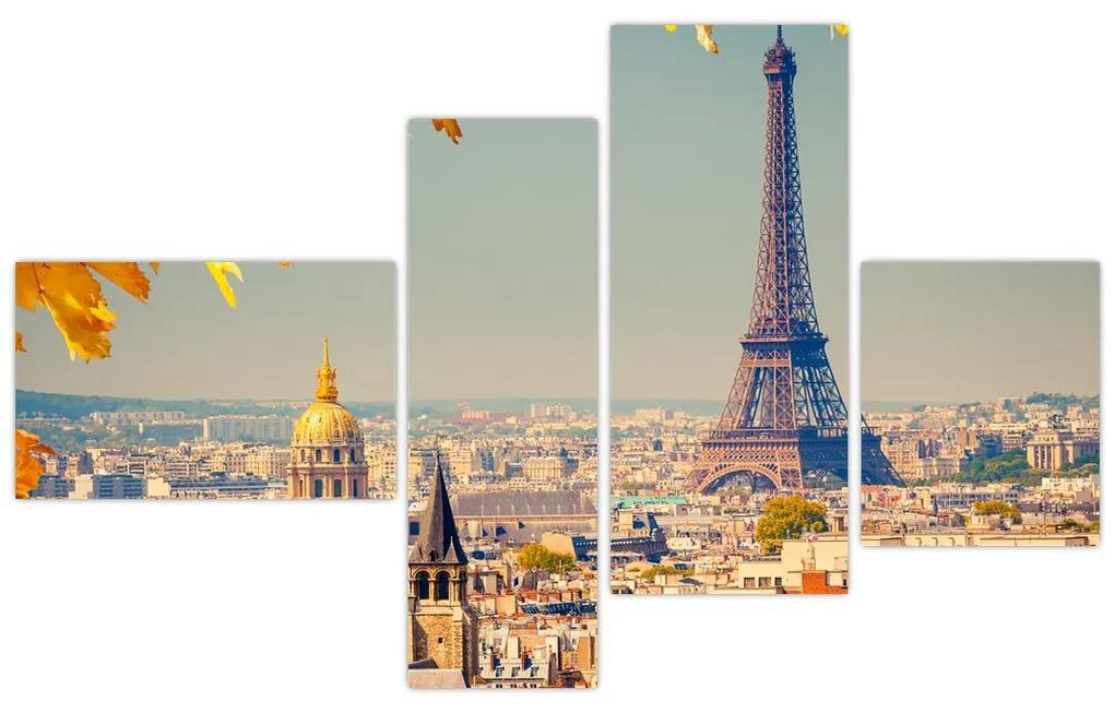 Moderný obraz Paríža - Eiffelova veža