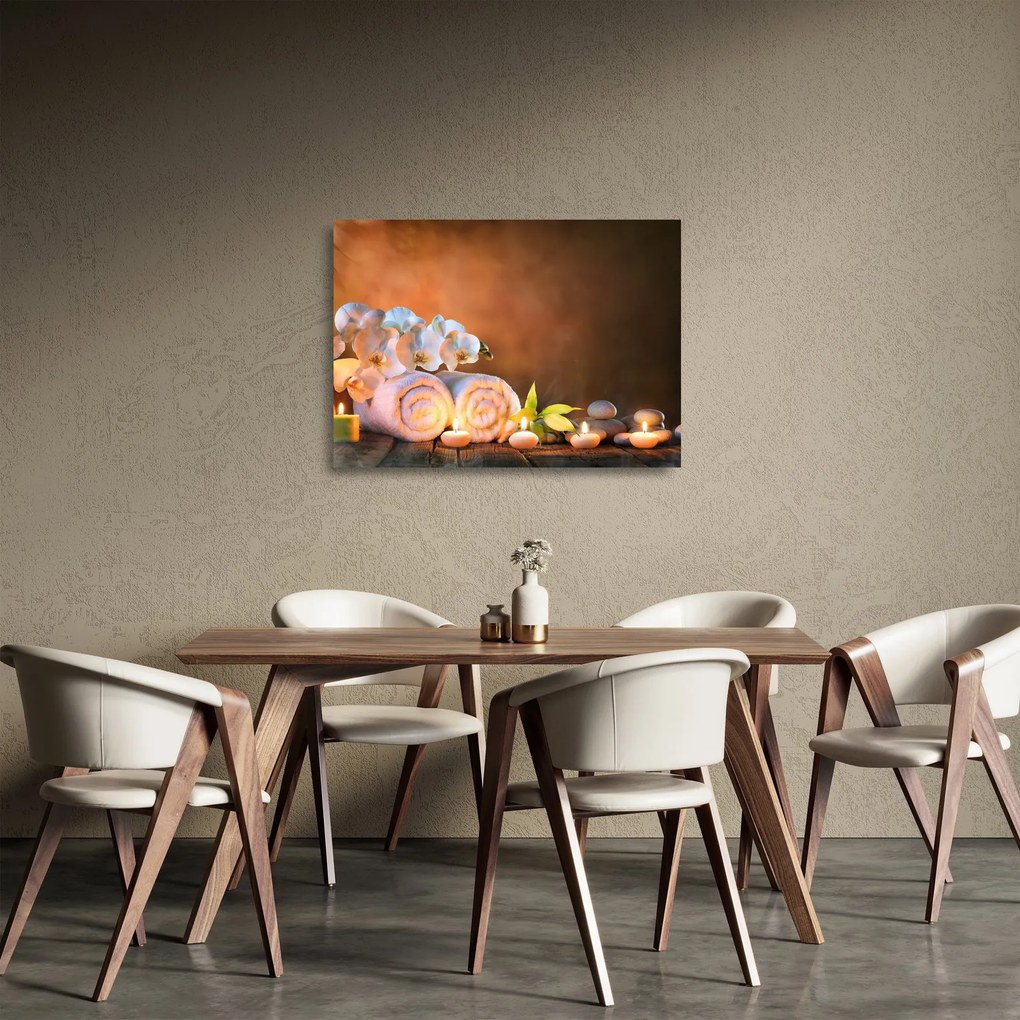 Sklenený obraz - Relax a Spa (70x50 cm)