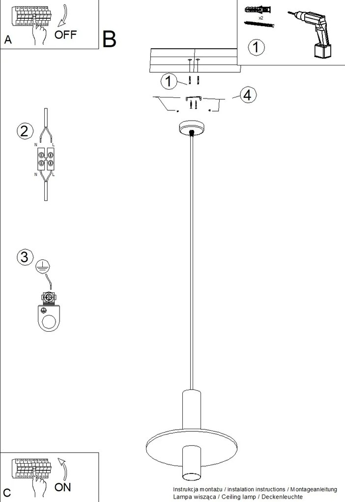 Závesné svietidlo Pelta 1, 1x čierne kovové tienidlo, y