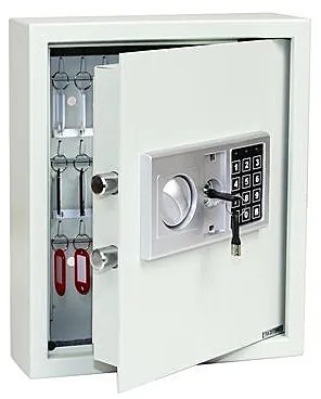 Oceľový sejf na kľúče RICHTER KS.48 – 48 hákov, RICHTER bílá