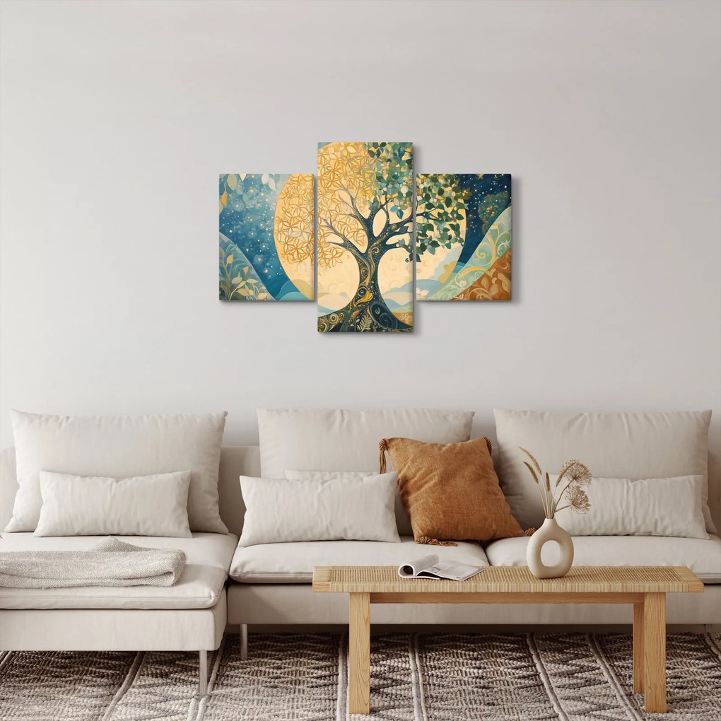 Obraz – Strom života v mesiaci (90x60 cm)