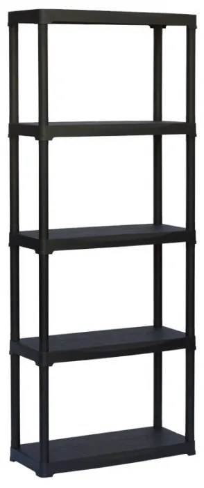 Plastový regál TEMPO 1+1 ZADARMO, 1740x700x300 mm, 5 políc
