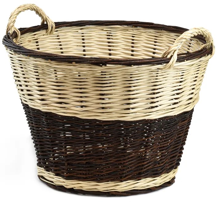 Prútený záhradný/drevený košík Menta IIpriemer 50(cm) x v. 35(cm)