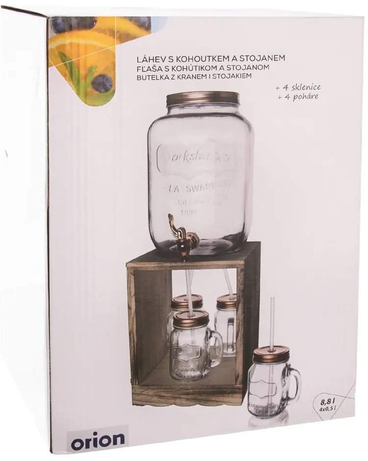 Nádoba na limonádu s pohármi 8,8 l – Orion