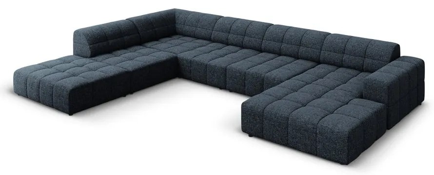 Modrá rohová pohovka (ľavý roh/do "U") Chicago – Cosmopolitan Design