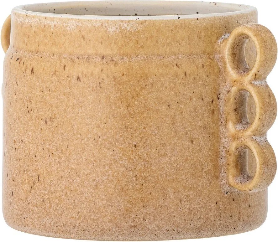 Kameninový ručne maľovaný obal na kvetináč ø 15 cm Souri – Bloomingville