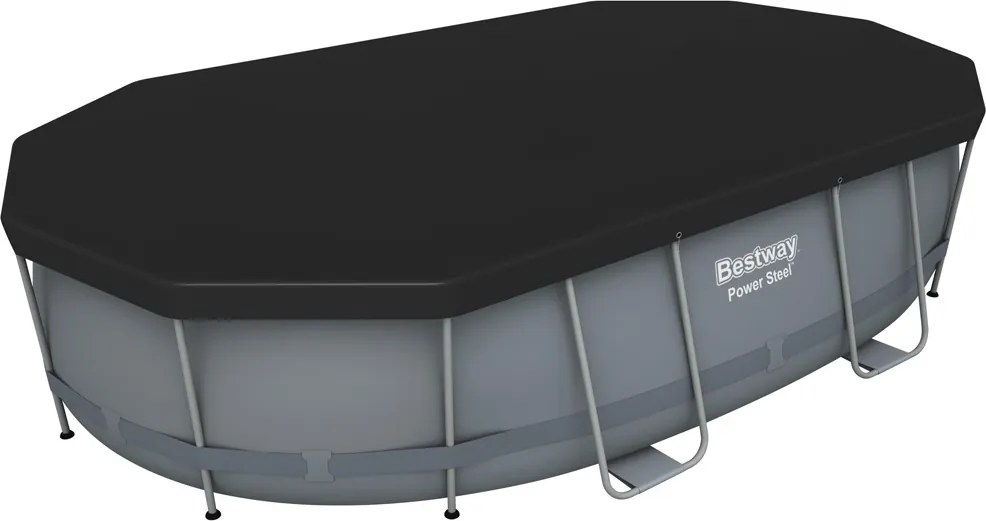 Bazén s oceľovým rámom Power 488x305x107, BESTWAY 7v1 + príslušenstvo