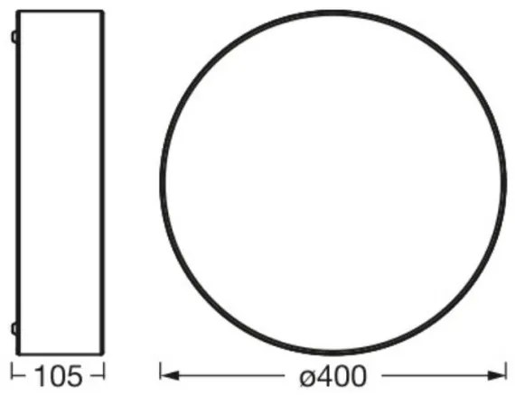 Osram - Stropné svietidlo ORBIS PARIS 2xE27/25W/230V biela