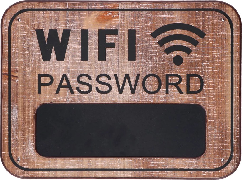 Tabuľka WIFI heslo