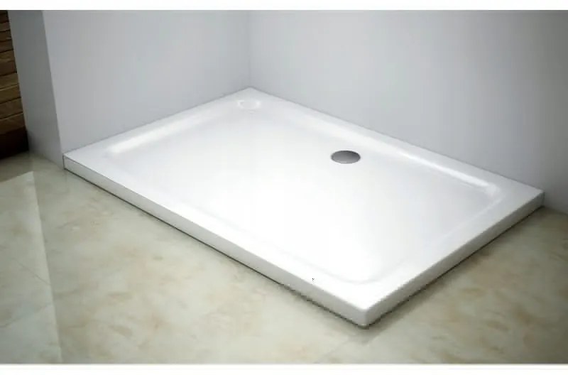 Sprchová vanička obdĺžniková MEXEN SLIM 100x90 cm + sifón
