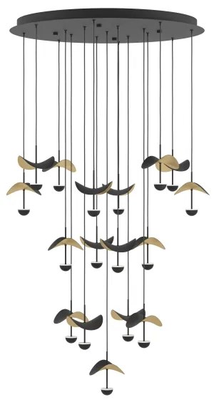 Eglo 390341 - LED Stmievateľný luster na lanku DRACERA 17xLED/2,3W/230V pr. 78 cm