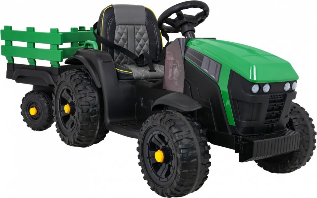 Ramiz Titánový traktor s prívesom zelený