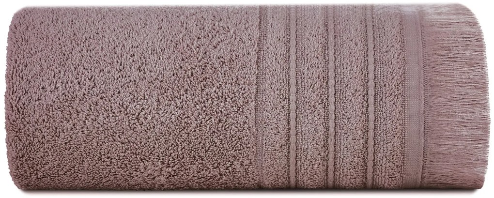 BAVLNENÝ UTERÁK MIRENA 50X90 CM HNEDÁ