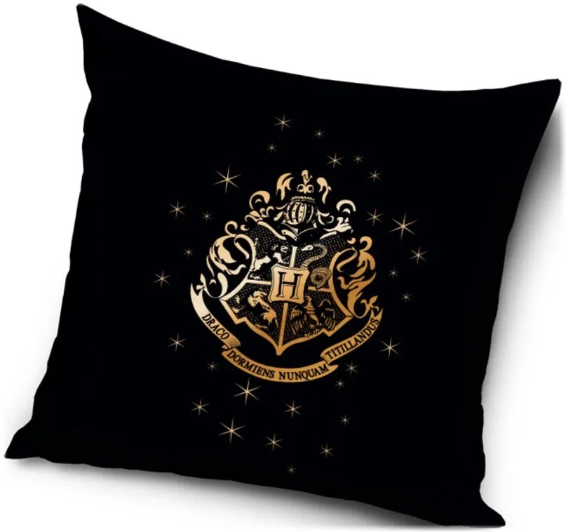 Vankúš Harry Potter - motív Zlatý erb - 40 x 40 cm