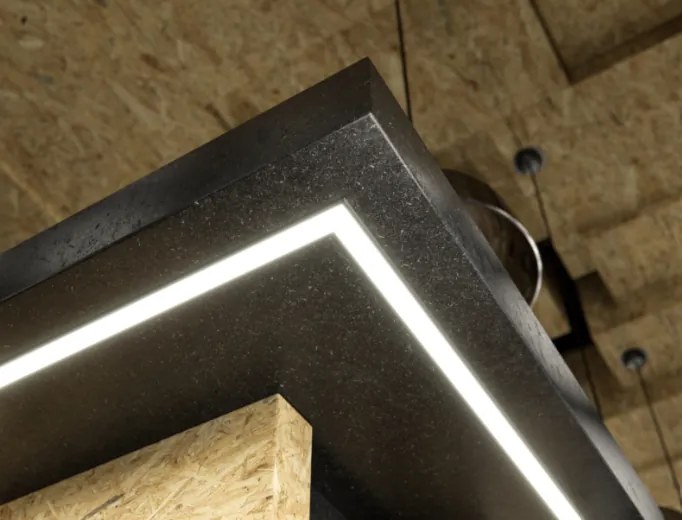 Led-Labs LED profil LUMINES typ B strieborný elox 1m