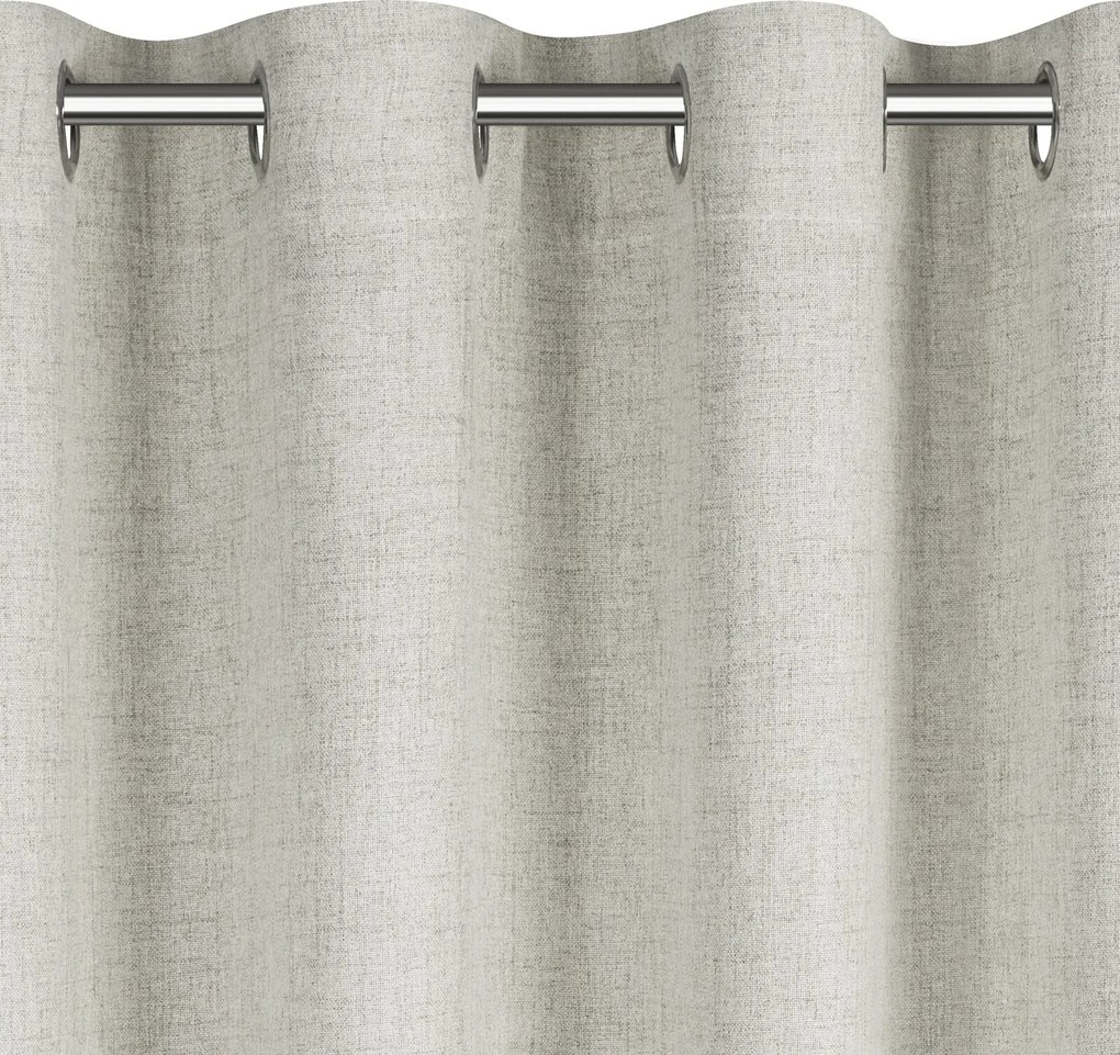 ZÁVES NA KRÚŽKOCH LINDA 140X250 CM BÉŽOVÁ