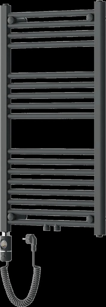 Mexen Mars, elektrické vykurovacie teleso 900 x 500 mm, 600 W, antracitová, W110-0900-500-2600-66