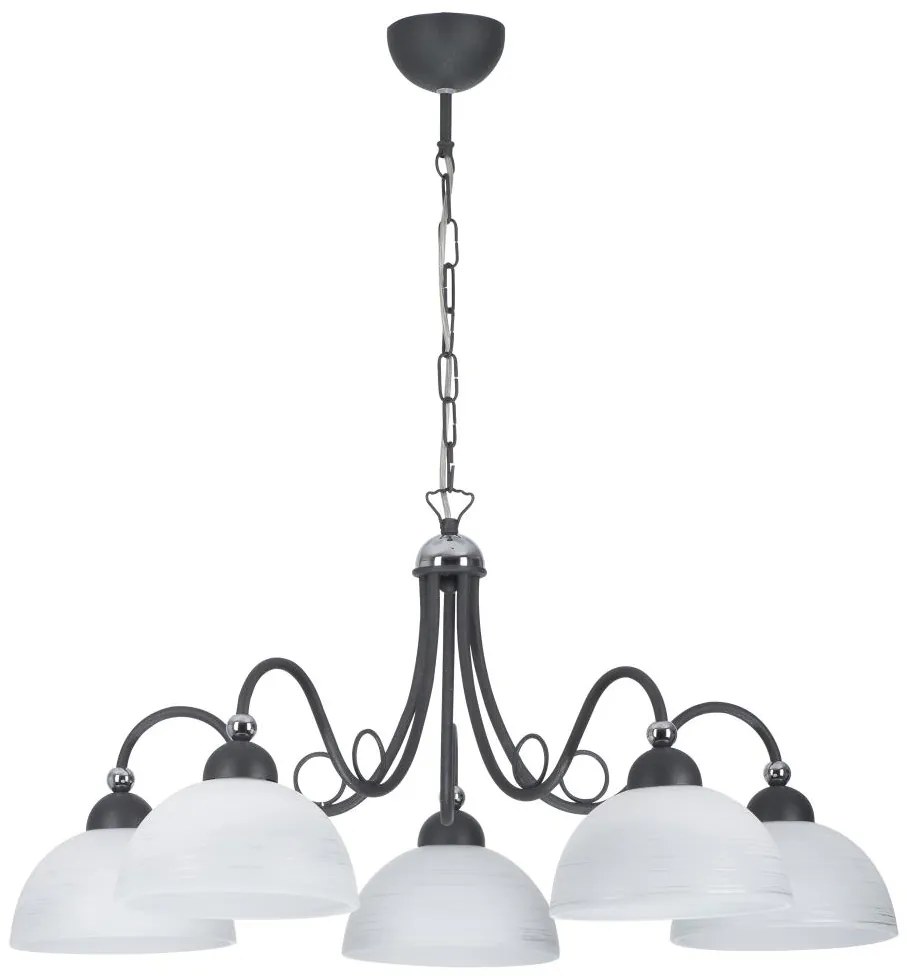 Jupiter 1491 - Luster na reťazi SAGA 5xE27/60W/230V