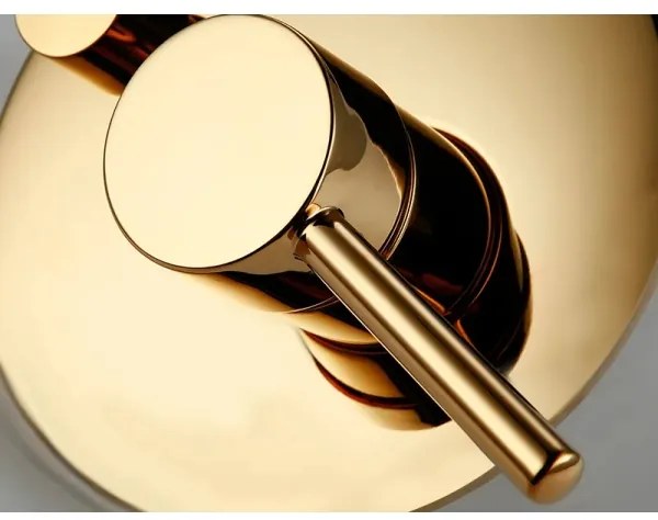 REA-P4110 - Sprchová súprava s podomietkovou batériou LUNGO zlatá