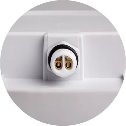 ECOLIGHT LED stropné svietidlo čierne TOR-201C - IP65 - 20W - neutrálna biela