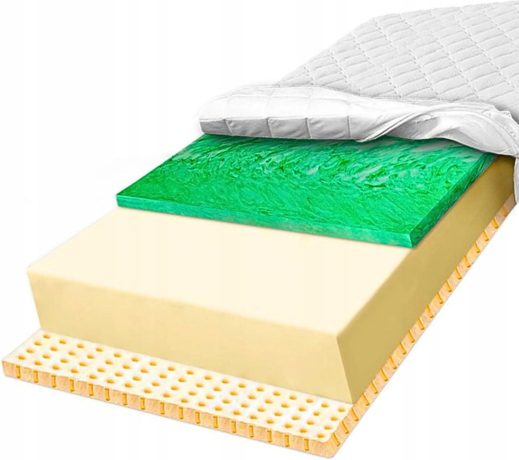 Penový matrac 180X200 antialergický, prispôsobivý s latexovou podložkou 27 cm