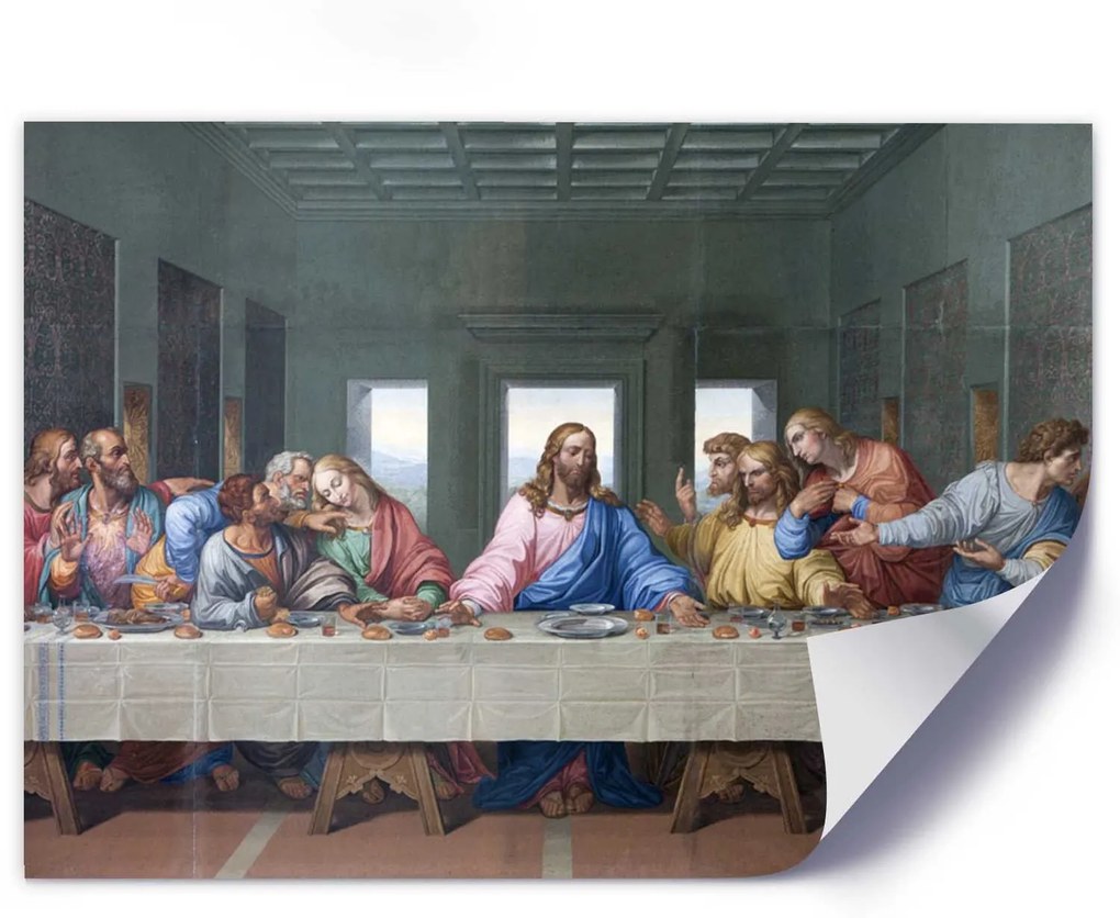 Gario Plagát Úryvok diela Posledná večera - Leonardo da Vinci, reprodukcia Farba rámu: Bez rámu, Rozmery: 60 x 40 cm