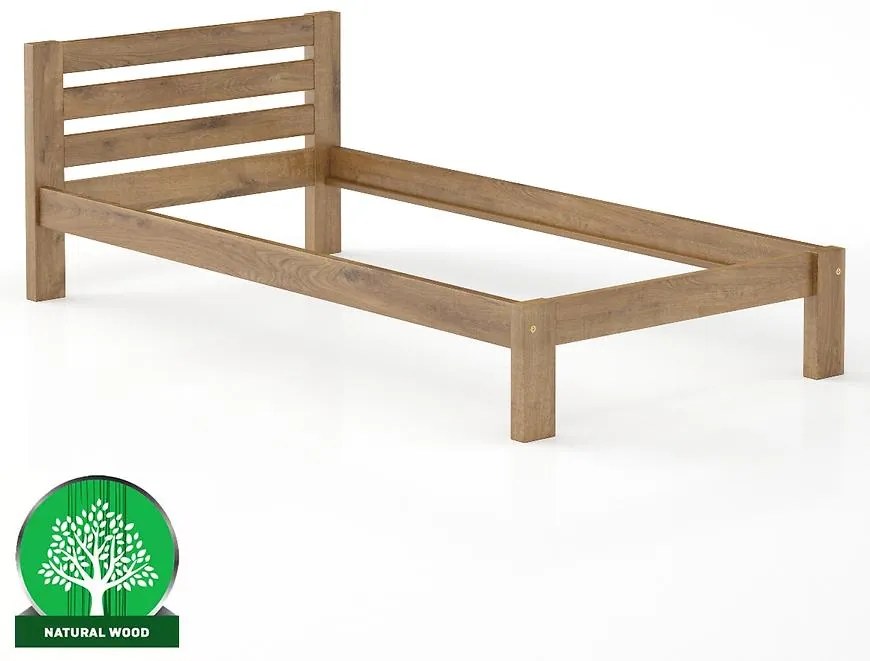 Posteľ borovica LK127–100x200 dub
